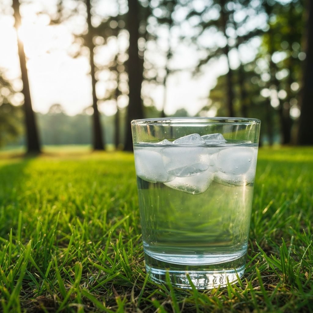 Lasi puhdasta vettä