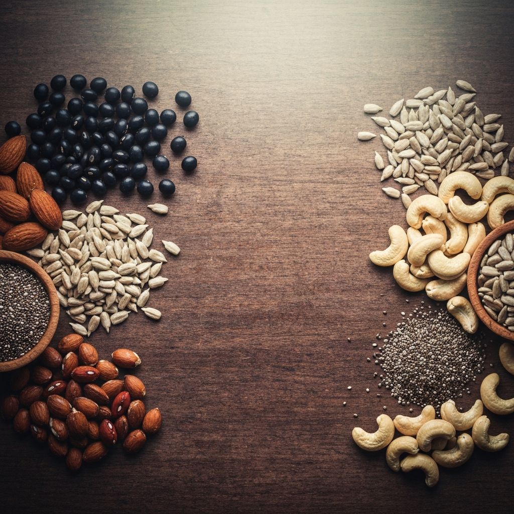 Pähkinät ja siemenet - magnesiumin lähde